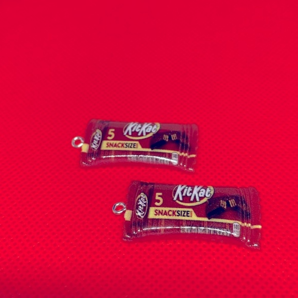 2 pc Resin Candy Snack Charms for DIY Jewelry Project Necklace/Earrings/Bracelet